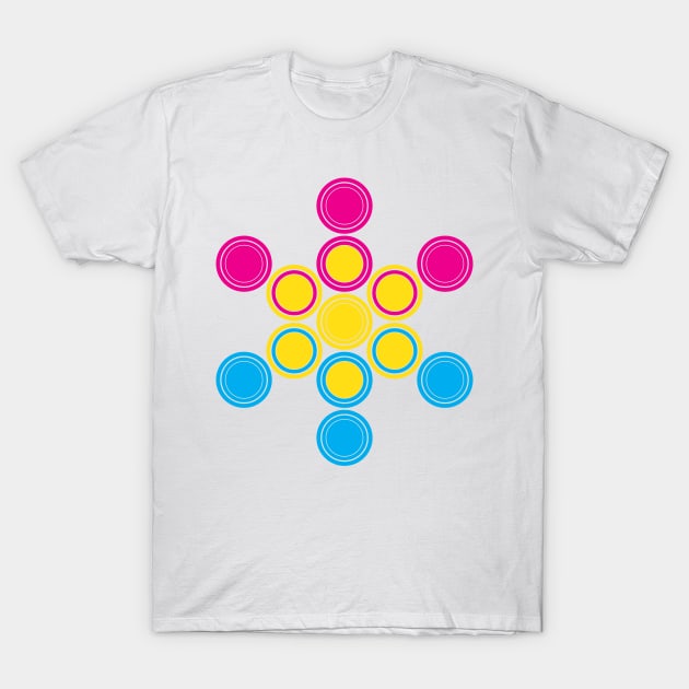 pansexuality circles T-Shirt by chromatosis